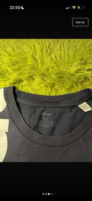 Camiseta Adidas Logo Grande Negra