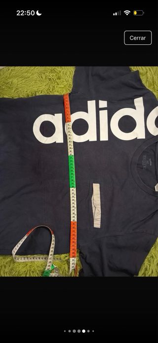 Camiseta Adidas Logo Grande Negra