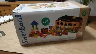 Caja de Juguetes de Madera Diverbaúl