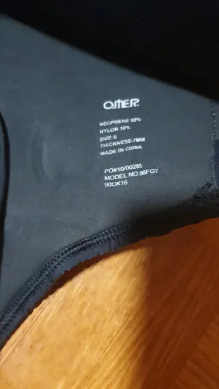 Fato de Neoprene Omer