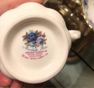 Royal Albert Tazza e Sottotazza Blu Rose