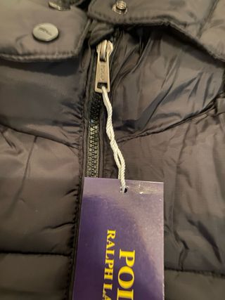 Abrigo Negro Polo Ralph Lauren