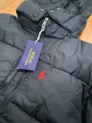 Abrigo Negro Polo Ralph Lauren