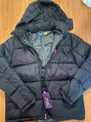 Abrigo Negro Polo Ralph Lauren