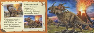 Libro de dinosaurios con 4 puzzles de 48 piezas,+6