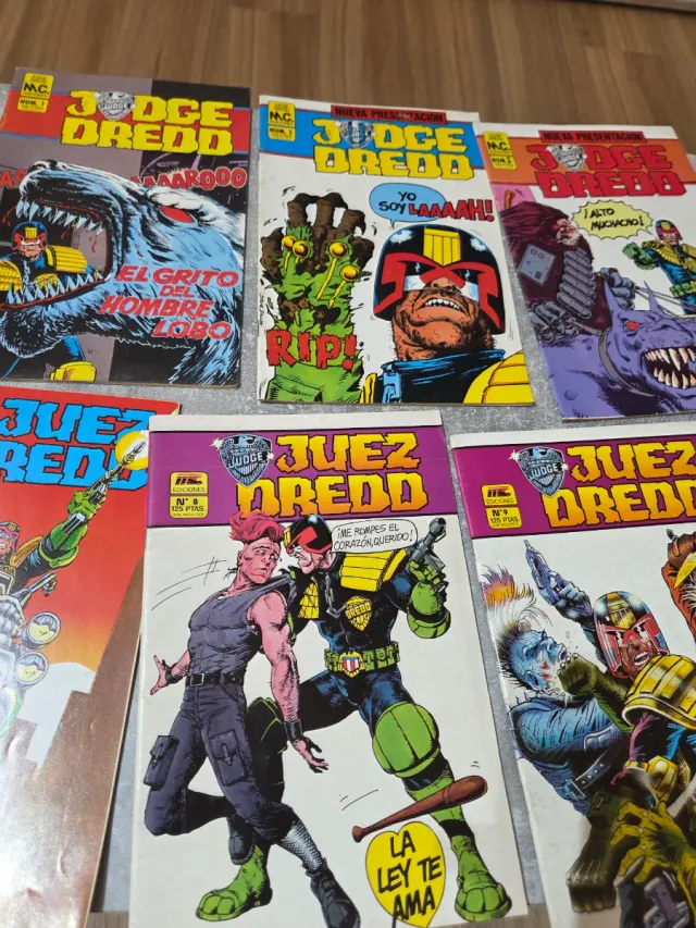 Coleccion Comics Juez Dredd MC Ediciones  1986