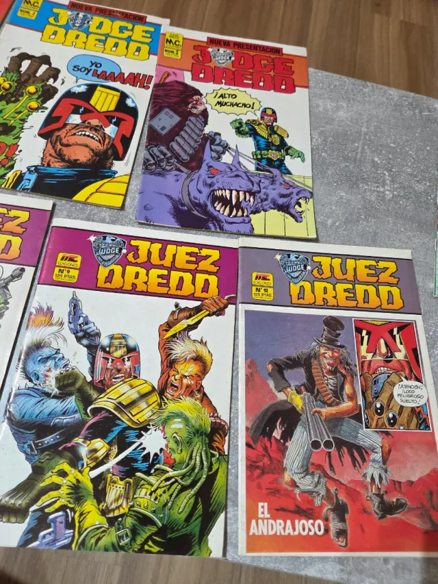 Coleccion Comics Juez Dredd MC Ediciones  1986