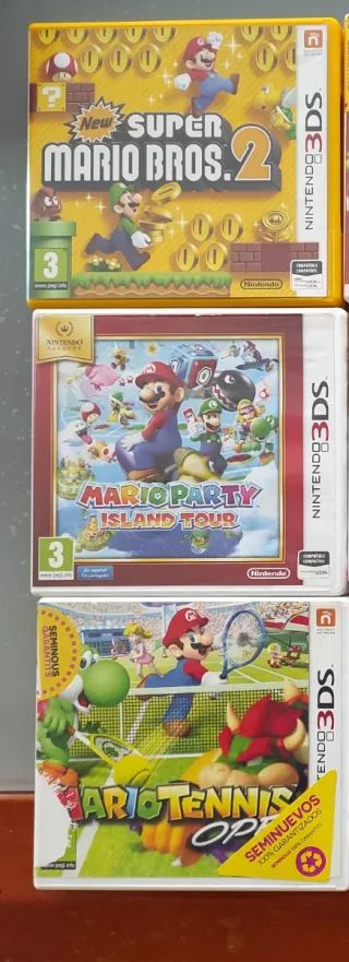 Lote Juegos Nintendo 3DS: Mario Bros, Party, Tenni