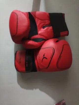 Guantes de boxeo rojos 8 oz