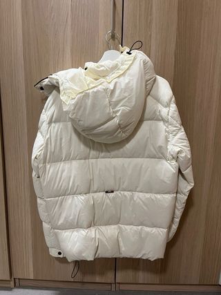 Anorak Plumífero Moncler Beige