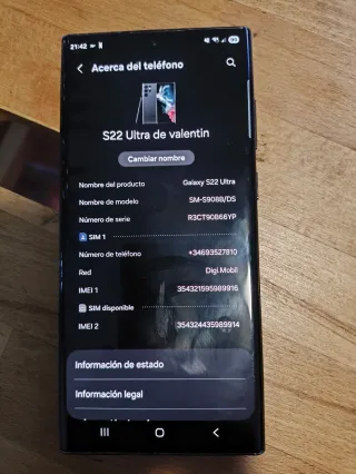 Samsung S22 Ultra 12 Ram