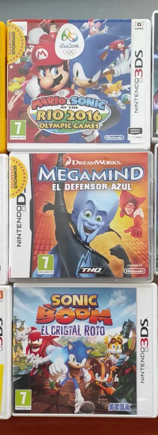 Lote juegos Nintendo DS: Mario & Sonic, Megamind