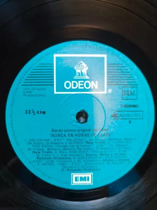 Vinilo Nunca en Horas de Clase OST España 1978