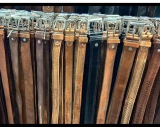 Cinturones de cuero auténtico