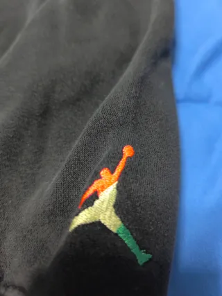 Sudadera Jordan Negra con Logo