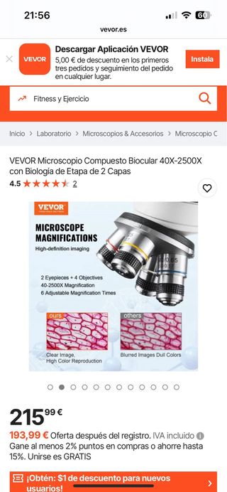 Microscopio vebor