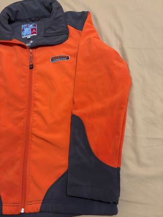 Chaqueta Antártica Neopreno Naranja/Gris