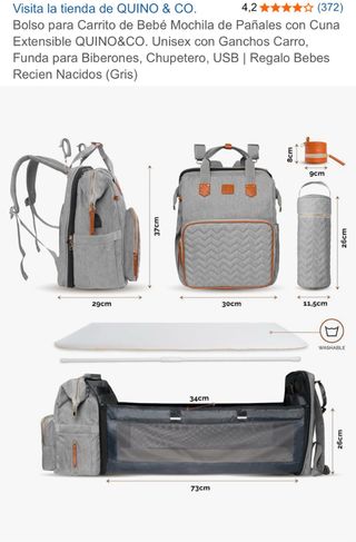 Mochila Bebé con Cuna Extensible