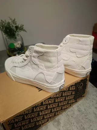 Vans Sk8 Hi Blancas