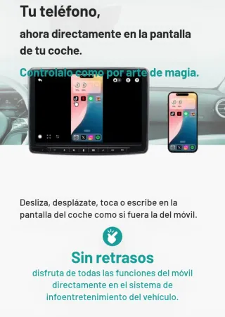 Ottocast Mirror Touch CarPlay Inalámbrico.