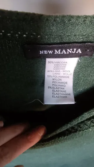 Maglione MANTA verde taglia unica