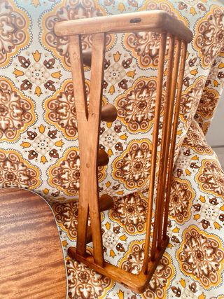 Perchero madera mid century diseño 5 colgadores