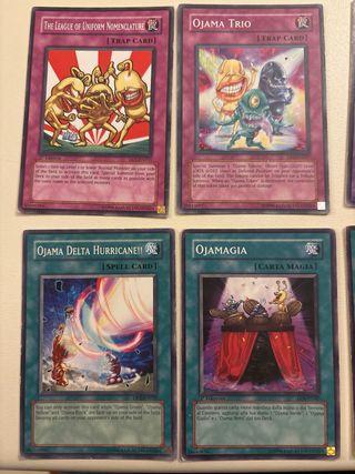 Lotto Carte Yu-Gi-Oh! Ojama 16 carte