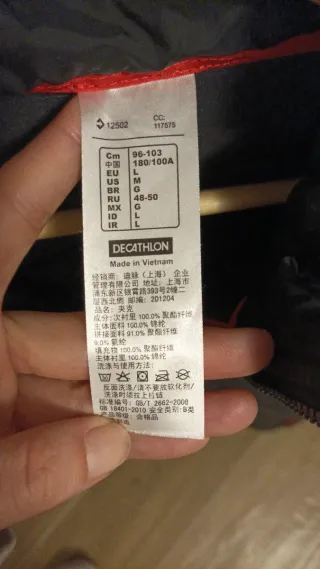 Giubbotto Quechua nero