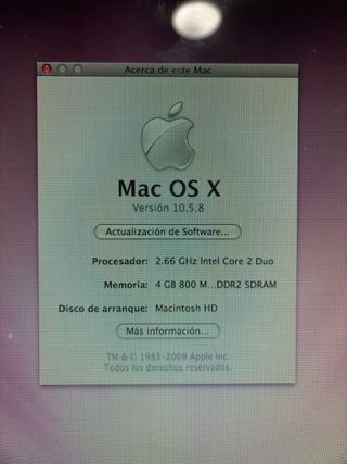 Mac Retro Funcional Plata/Blanco