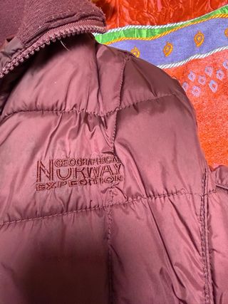 Abrigo Geographical Norway Talla XL Morado