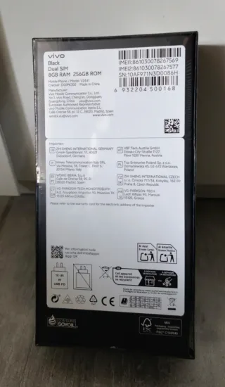 Vivo V50 Lite 4G 256GB Nero 6500mah 120hz