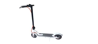 Patinete Eléctrico Blanco y Negro