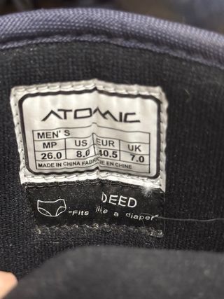Botas Snowboard Atomic Talla 40.5 Nuevas