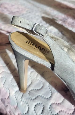 Zapatos de fiesta Melanie plateados