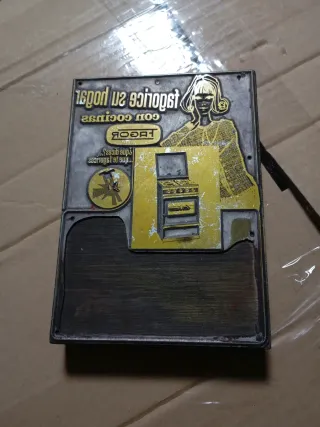 Placa Litografía Imprenta Cocinas Fagor