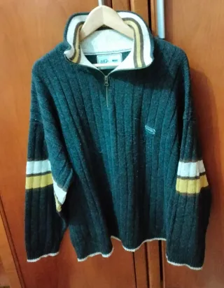 Jersey chico cuello alto gris XL