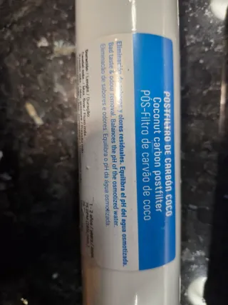 Filtros de Carbón Postfiltro Coco