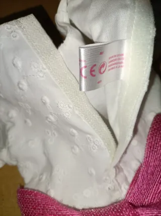 Vestido ceremonia Paola Reina 45-50 cm + patucos