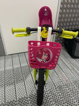 Bicicleta infantil B'TWIN 500 con ruedines, 14'