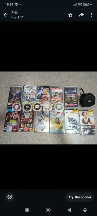 Sony PSP con accessori e giochi