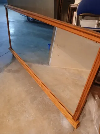 Aparador antiguo madera negro y marrón