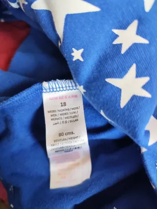 Vestido niña estrellas azul