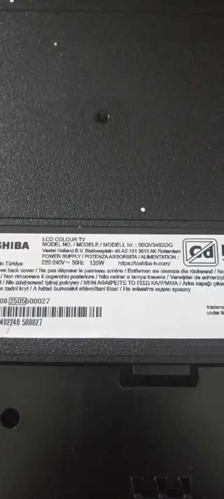 Placa Vestel 17IPS72 Toshiba 50QV3463DG