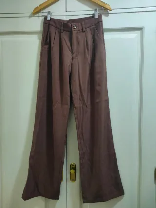 SHEIN - Pantalones de vestir marrones