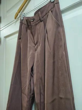 SHEIN - Pantalones de vestir marrones