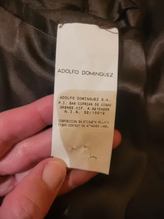 Americana pana Adolfo Dominguez Talla 54