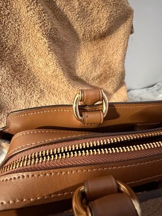 Coach Savannah Carry All Bag Canvas Leather Japón