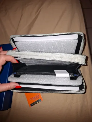 Portafoglio Trussardi Jeans Travel Argento