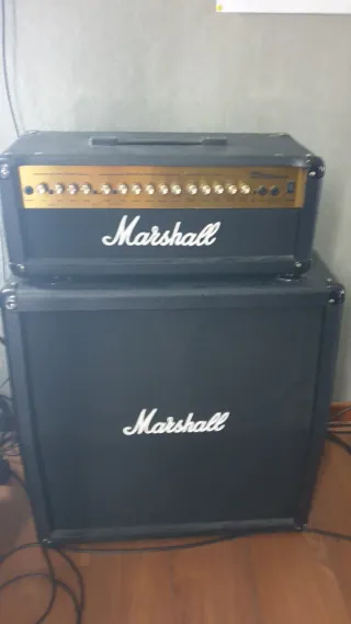 Amplificador y altavoz Guitarra Marshall MG100HDF