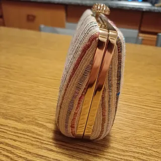 Pochette Scheilan Firenze gioiello dorata nuova